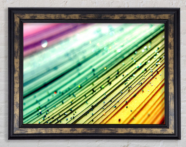 Paper Stars Framed Print