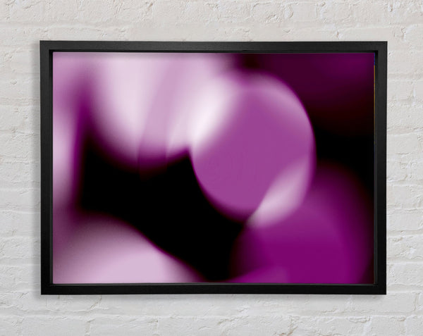Purple Disco Framed Print