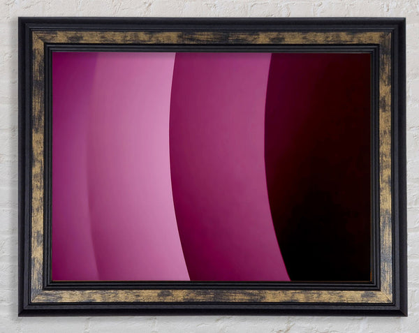 Purple Hills Framed Print