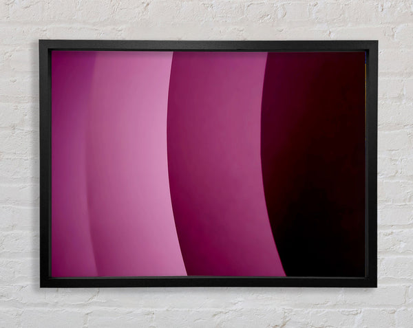 Purple Hills Framed Print