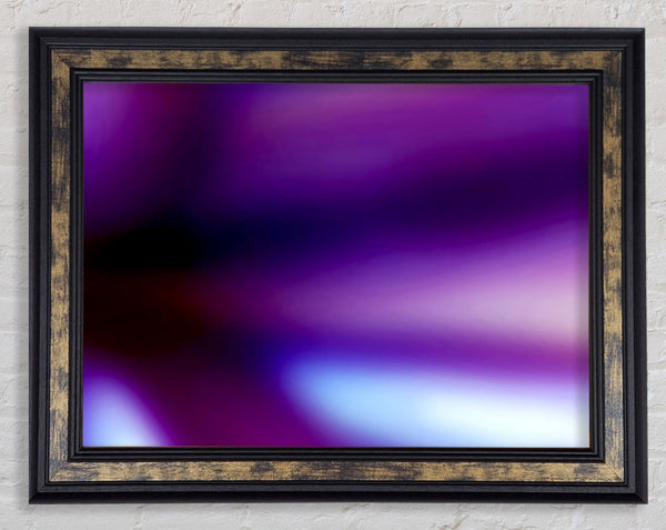 Purple Shadow Framed Print