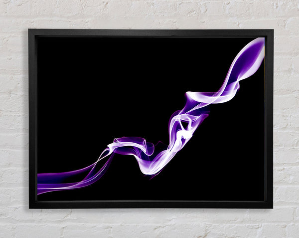 Purple Silk Framed Print