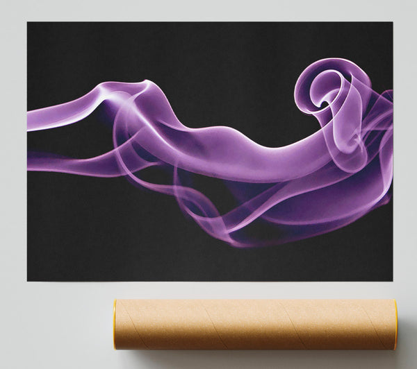 Purple Smoke Print