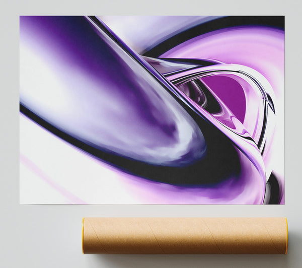 Purple Time Tunnel Giclee Print
