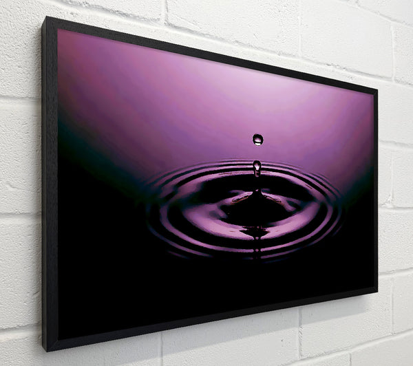 Purple Water Droplet