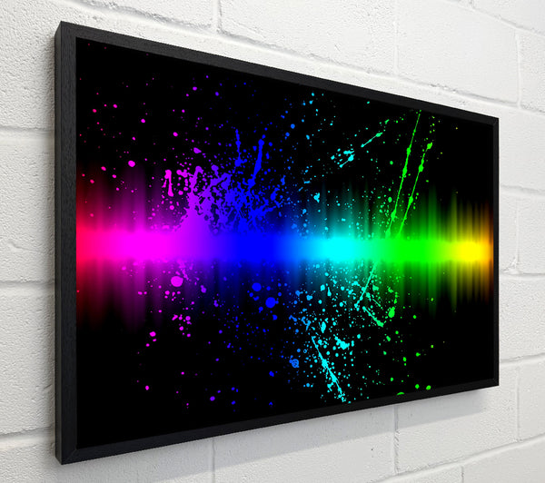 Rainbow Color Splatter