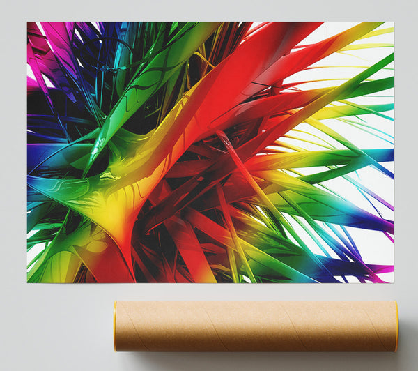 Rainbow Maze Poster