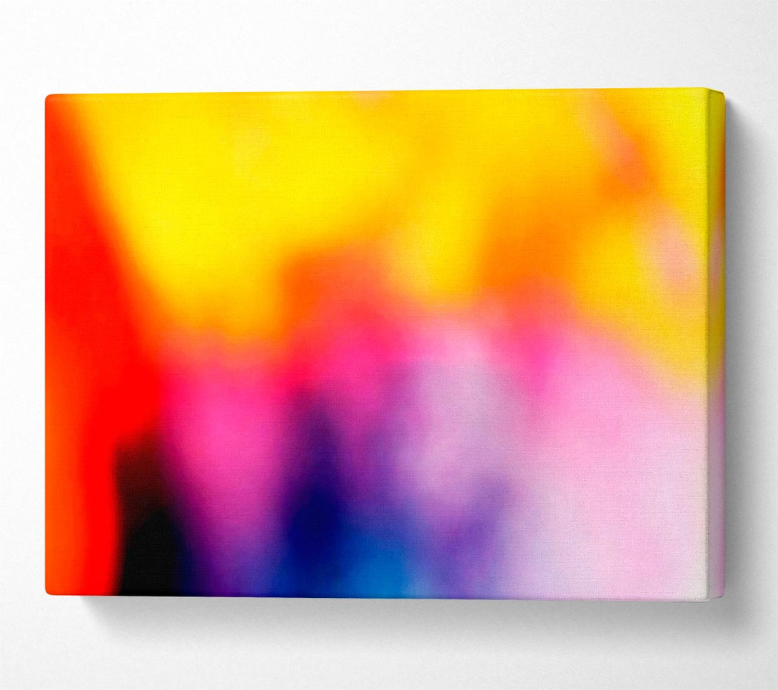  A Canvas Print of Rainbow Mist Canvas Wall Art