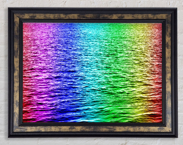 Rainbow Waters Framed Print