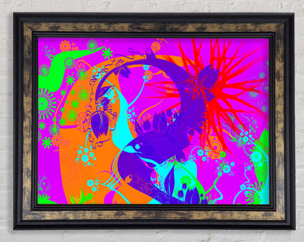 Reaching The Sun Framed Print