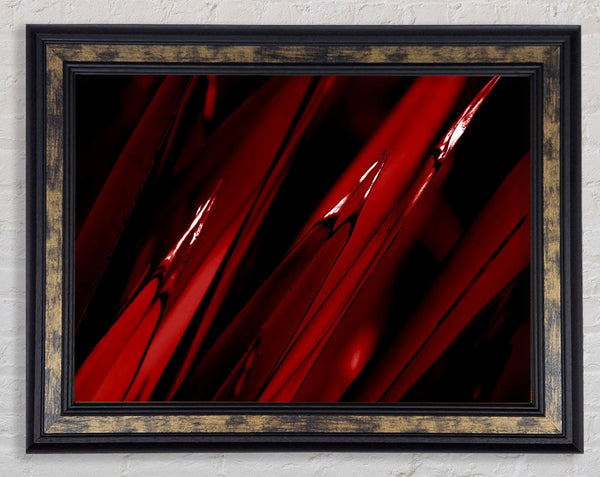 Red Broken Dream Framed Print