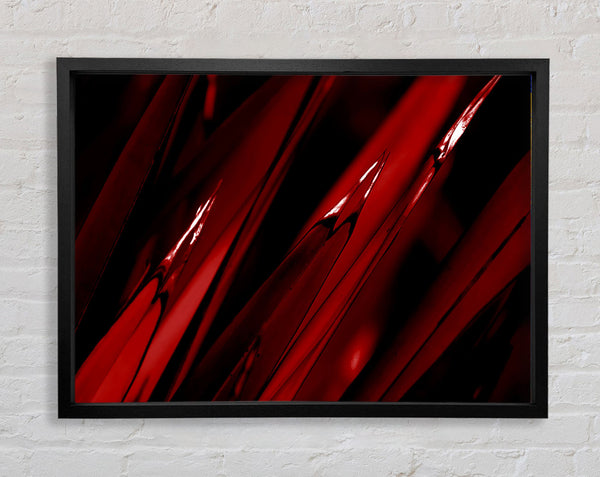 Red Broken Dream Framed Print