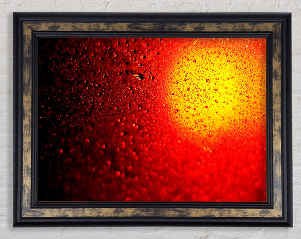 Red Drops Framed Print