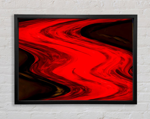 Roter Lavafluss