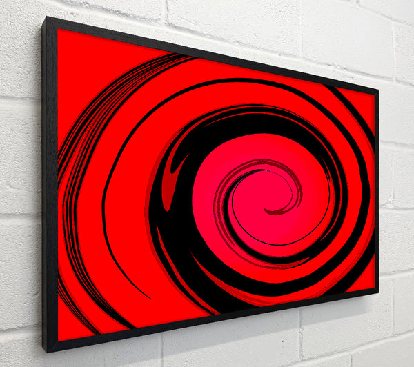 Red Liquid Swirl