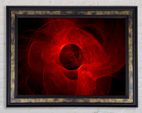 Red Planet Smoke Framed Print