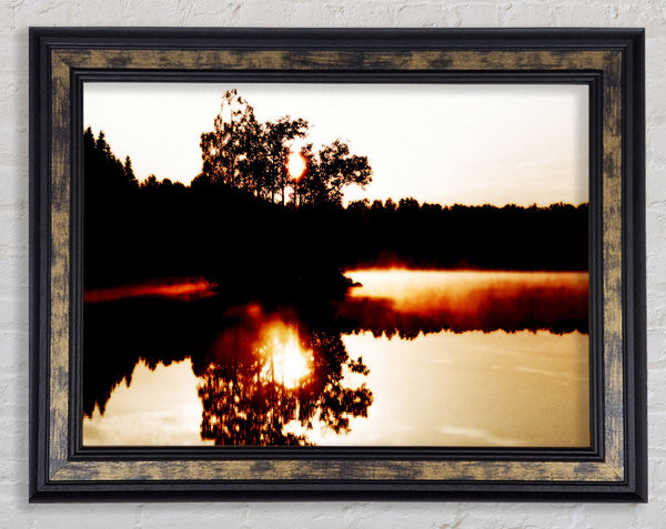 River Reflections Framed Print