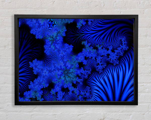 Sea Bed Of Blue Framed Print