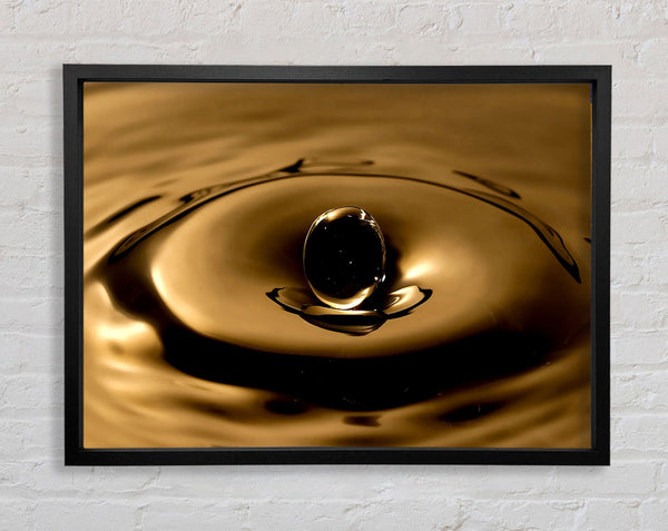 Sepia-Wassertropfen