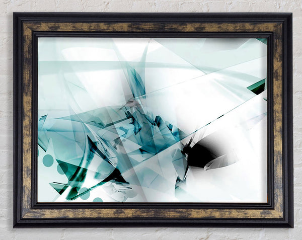 Shardes Of Green Framed Print
