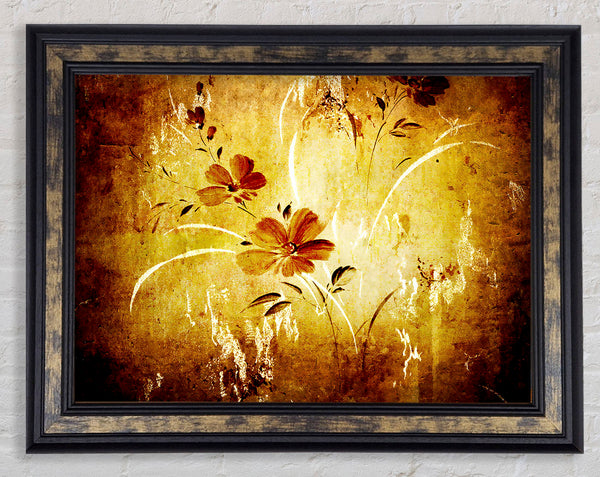 Shower Of Golden Light Framed Print
