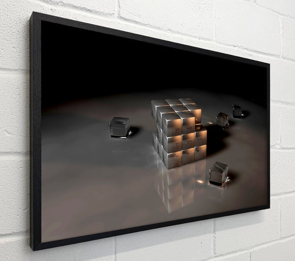 Silver Ice Cube