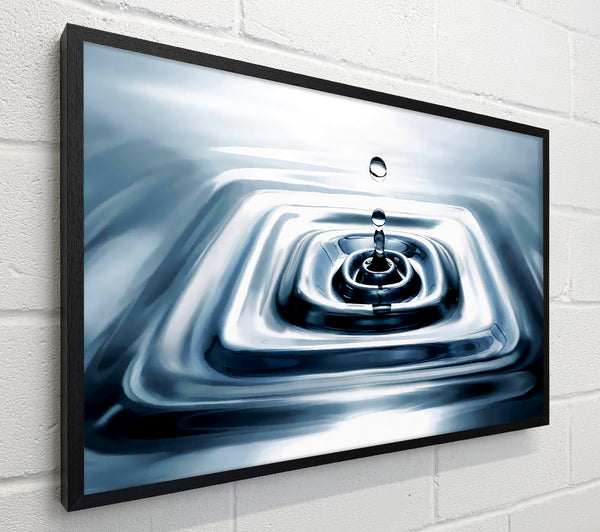 Silver Water Droplet