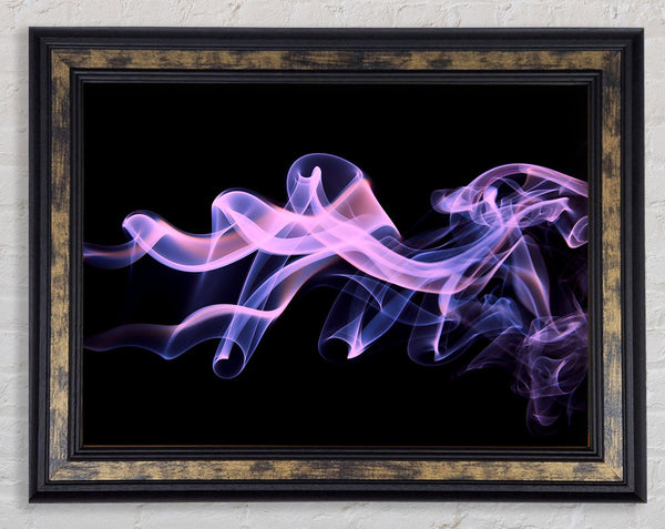 Smoke Pinks Framed Print