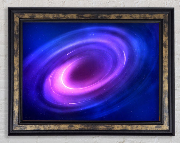 Space Vortex Framed Print