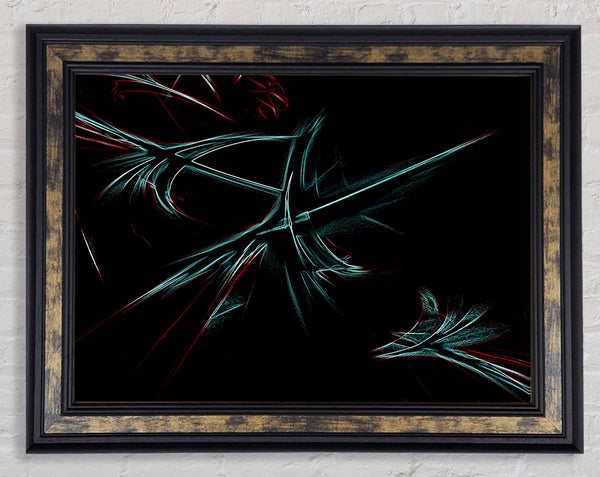 Spike Attack Framed Print