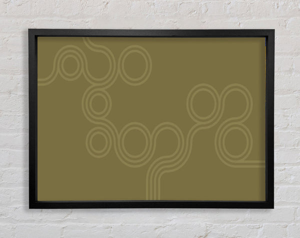 Squiggles Framed Print
