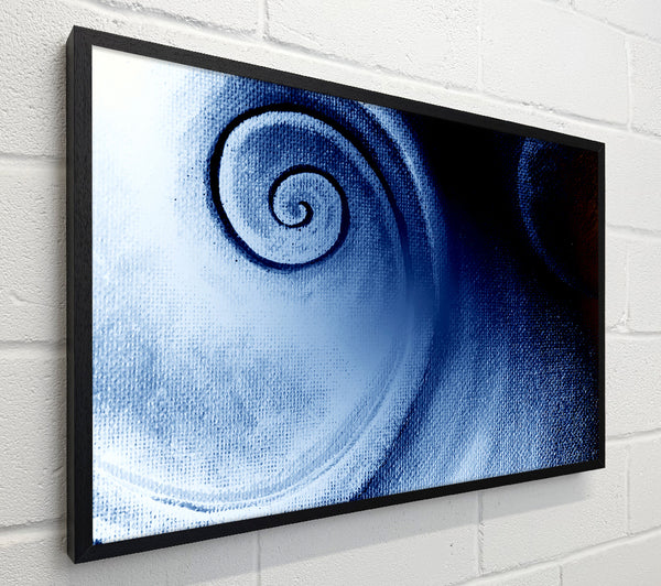 Steel Blue Swirl