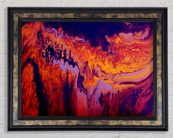 The Earths Crust Framed Print