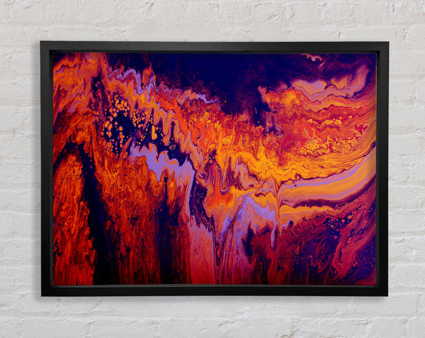 The Earths Crust Framed Print