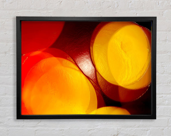 The Joining Of Circles Framed Print