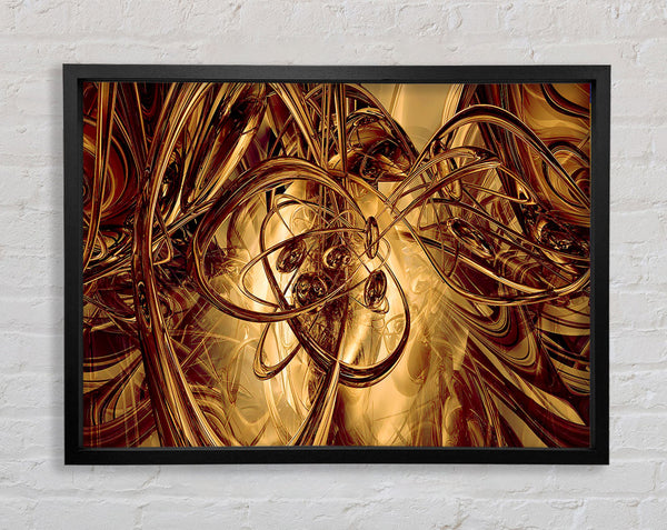 Through The Tunnels Of Time Framed Print