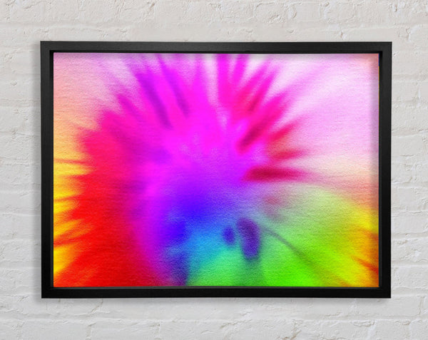 Tie Dye Framed Print