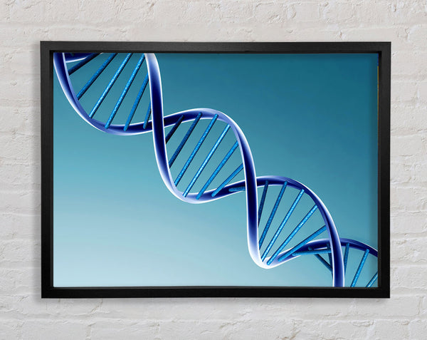 Twin Helix Framed Print