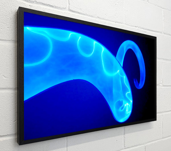 Vibrant Blue Time Lines