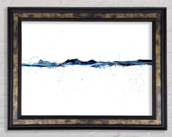 Water Line Framed Print