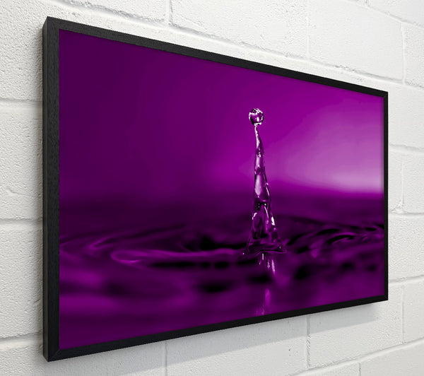 Water Drop Attention Purple