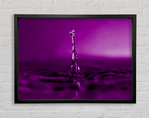 Water Drop Attention Purple
