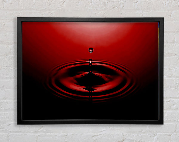 Water Droplet Red