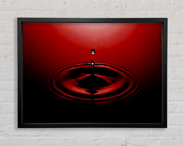 Wassertropfen rot