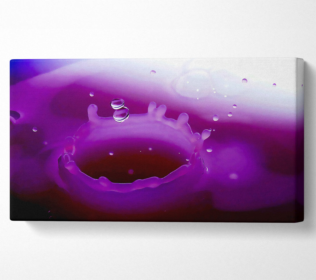  A Canvas Print of Wax Splash Canvas Art
