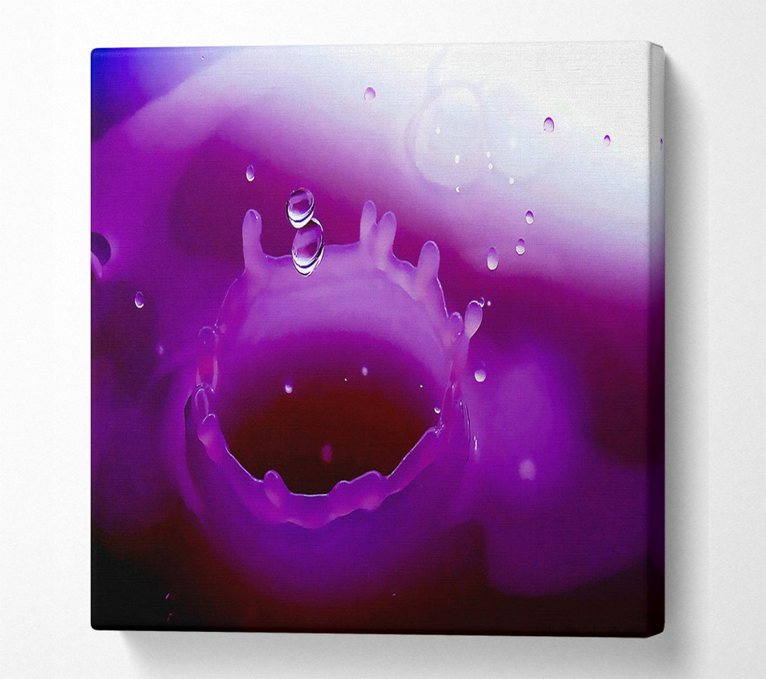  A Canvas Print of Wax Splash Canvas Art