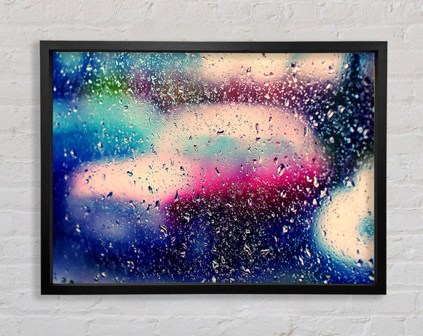 Wet Windshield Framed Print