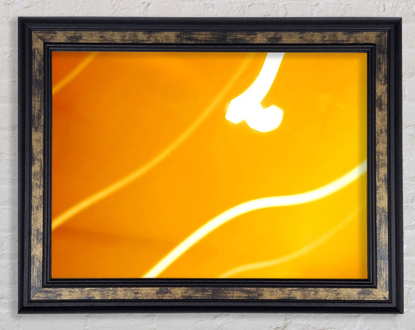 Yellow Flow Framed Print