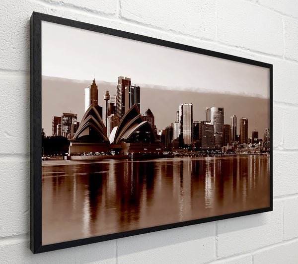A View Of The Sydney Opera House Brown