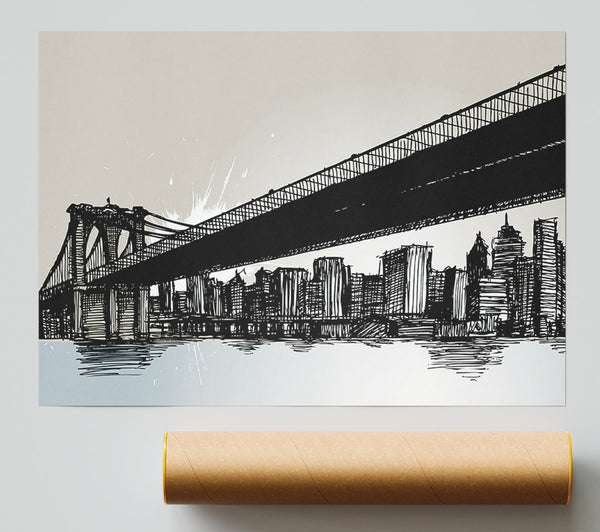 Abstract New York City Print